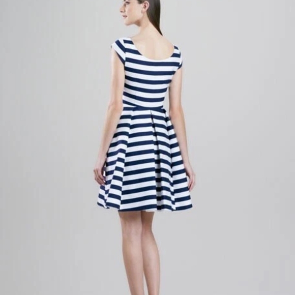 Kate Spade Never Worn New With Tags Size 0 Navy and White Striped Mini Dress - Picture 2 of 16